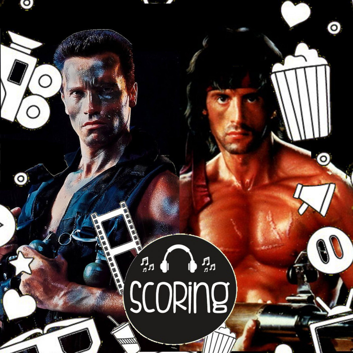 SCORING : SCHWARZY vs STALLONE SCORING : SCHWARZY vs STALLONE